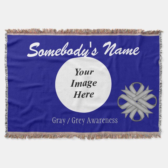 Couverture Gris / Gris Modèle de ruban de fermeture par K Yon (Devant)