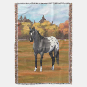 Couverture Gris Grulla Appaloosa Quartier Horse Stallion
