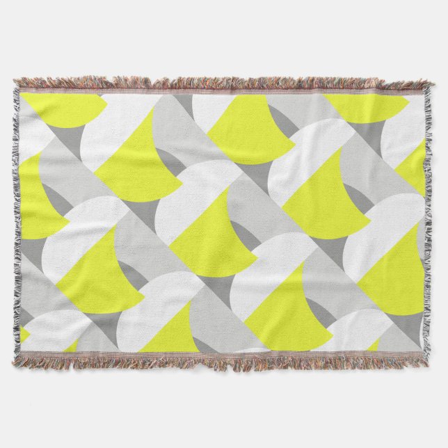 Couverture gris jaune minimaliste Art Abstrait (Devant)