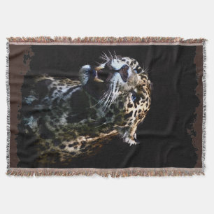 Couverture Gros Chat Jaguar Panther tacheté Faune