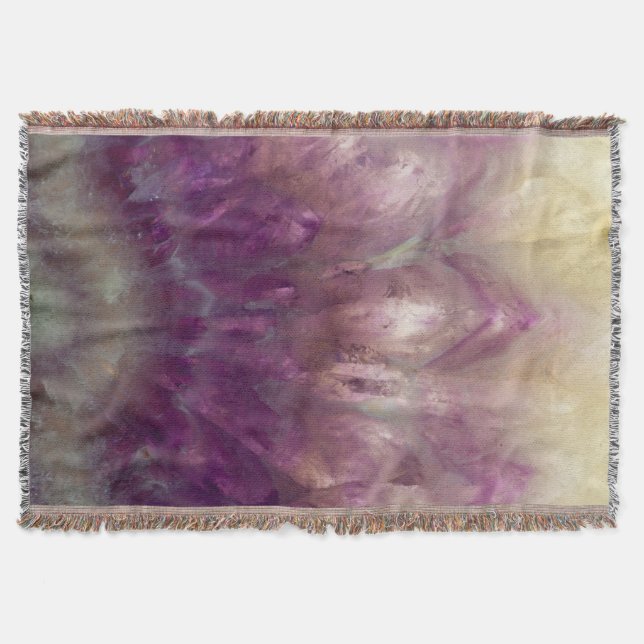 Couverture Gros plan d'une améthyste violette (Devant)