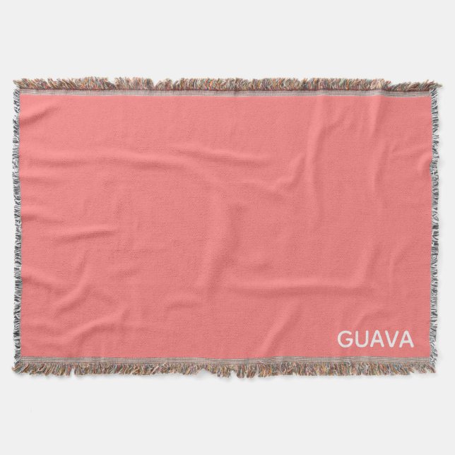Couverture Guava pink color name (Devant)
