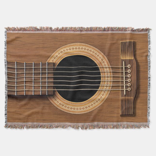 Couverture Guitare acoustique en bois chaude (Devant)