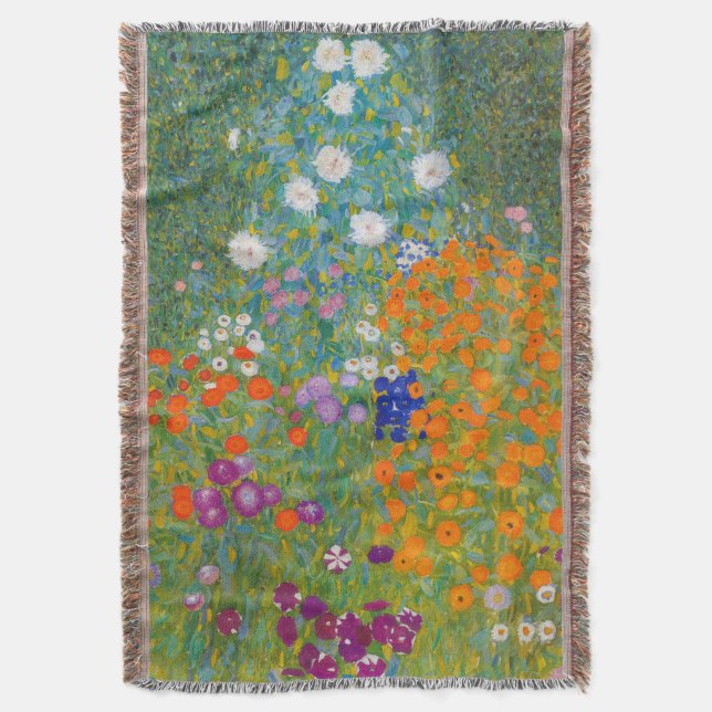Couverture Gustav Klimt - Jardin de fleurs (devant Vertical)