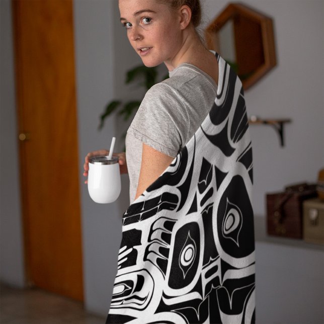 Couverture Haida Eagle Thunderbird (Nord-Ouest de la Colombie (Créateur téléchargé)