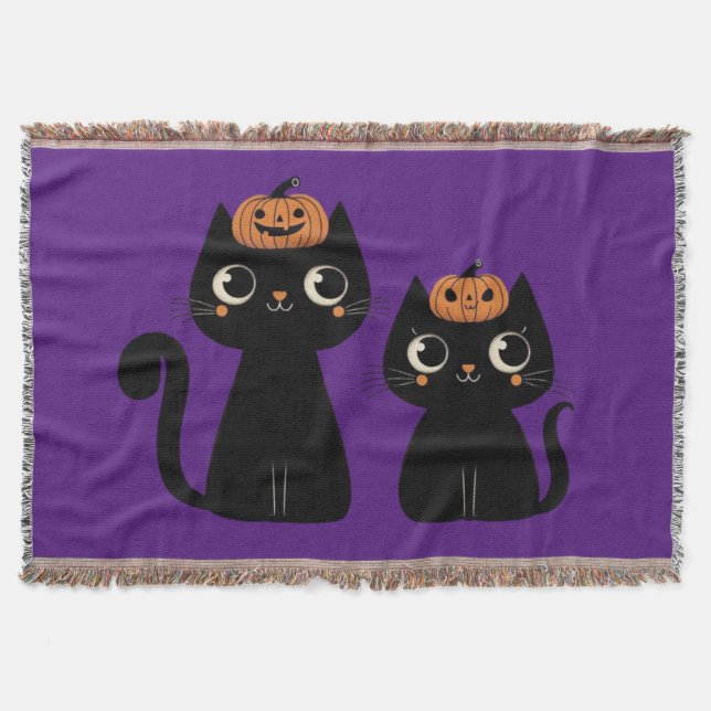 Couverture Halloween/Automne/Automne/citrouille/chat (Devant)
