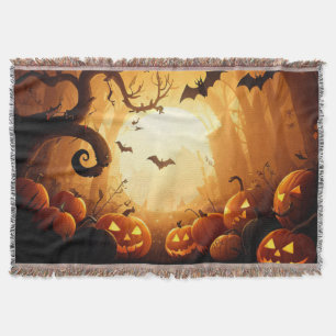Couverture Halloween/chauve-souris/Citrouille/automne