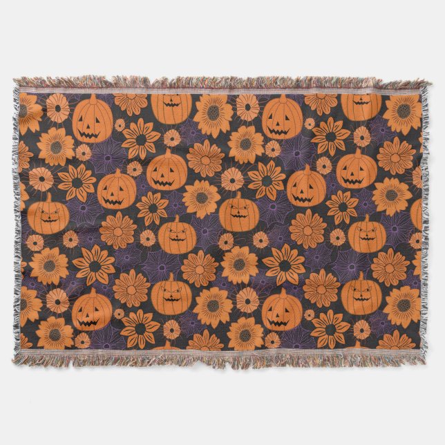 Couverture Halloween floral (Devant)