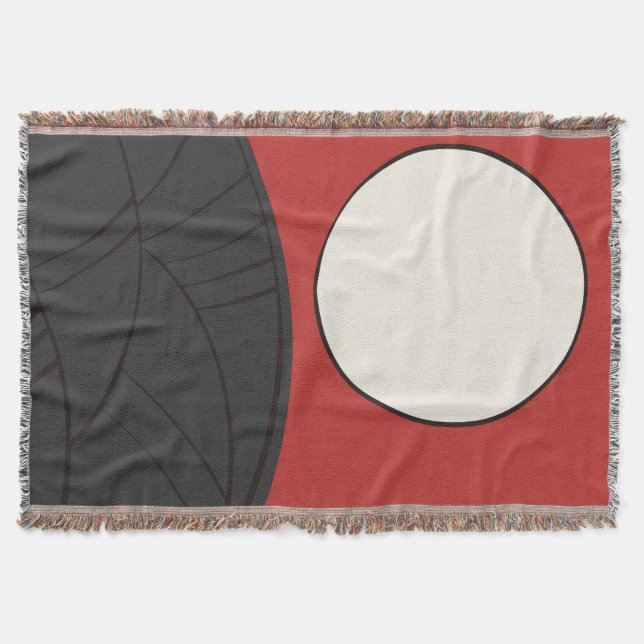 Couverture Hanafuda "Susuki-ni-tsuki" スローブランケット (Devant)