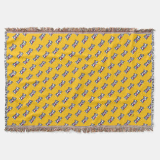 Couverture Happy Pit BullThrow Blanket
