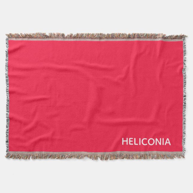 Couverture Heliconia red color (Devant)