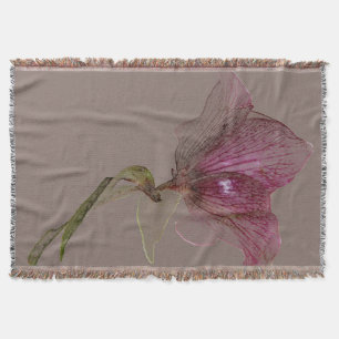 Couverture Hellebore tissé de conception de fleur couvrante