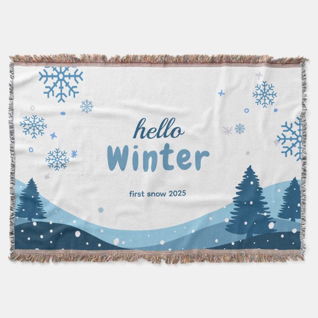 Couverture Hello Winter, First Snow, Cold Season (Devant)