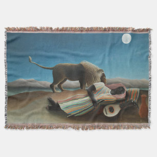 Couverture Henri Rousseau Dormir Gitan Lion Peinture