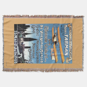 Couverture Henry Farman pilote l'affiche de promo d'homme de