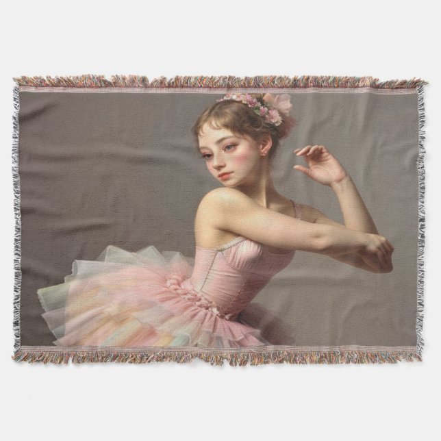 Couverture Hermosa bailarina romántica con dulces colores (Devant)