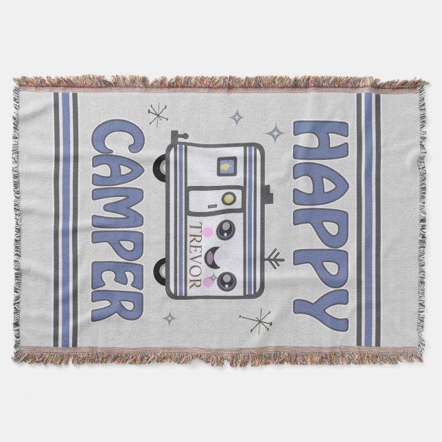 Couverture heureuse faite sur commande vintage de (Devant)