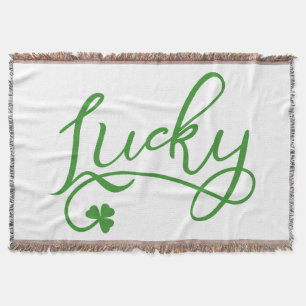 Couverture Heureux Jour de la Saint Patrick Shamrock irlandai
