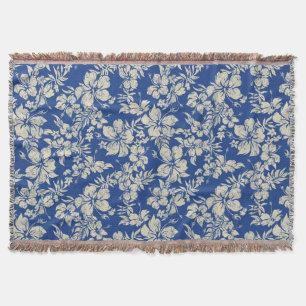 Couverture Hibiscus Pareau Hawaiian Floral Thon Blanket