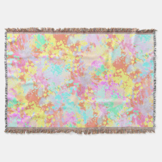 Couverture holiES - Splashes pastel motif transparent 1