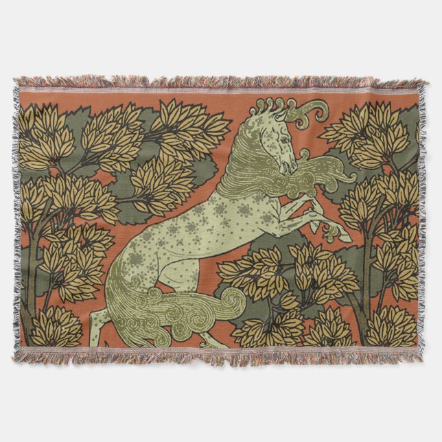 Couverture Horse Arts médiévaux Artisanat Art Nouveau (Devant)