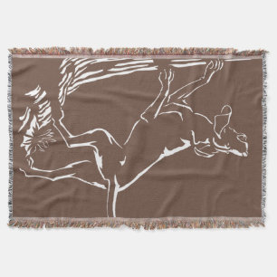 Couverture Hound Dog Blanket Chasse Chien Art Jeter Blanket