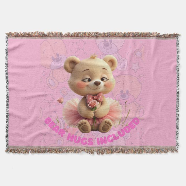 Couverture Hugs d'ours inclus - Ours Tutu Doux (Devant)