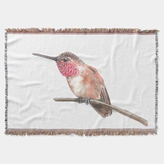 Couverture Hummingbird watercolor (Devant)