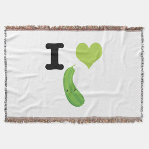 Couverture I Heart Zucchini Cute Kawaii Zucchini