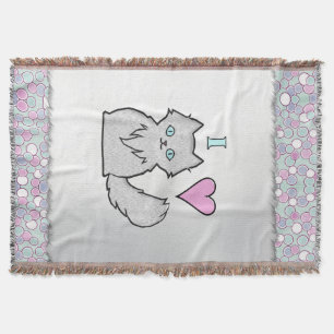 Couverture I Love Fluffy White Kitties