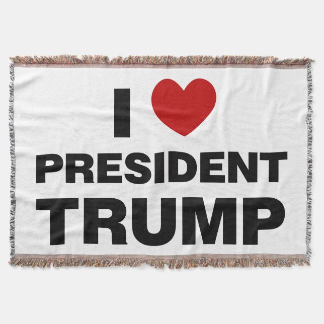 Couverture I Love Président Trump Heart (Devant)