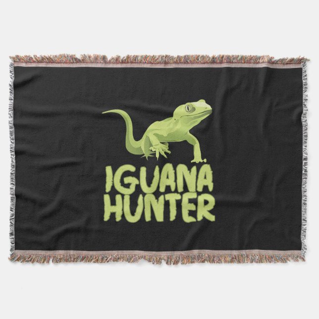Couverture Iguana Hunter - Amusant Iguana Reptile animal (Devant)