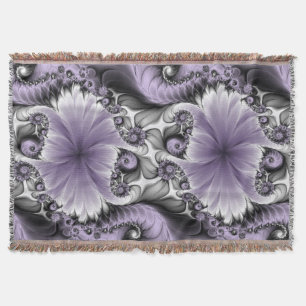 Couverture Illusion de lilas Art fractal floral abstrait Fant