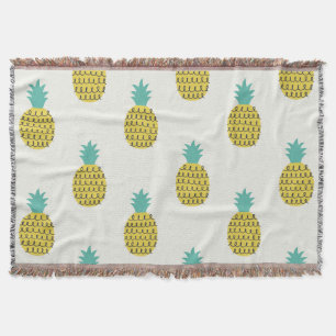Couverture Illustration amusante Vintage ananas sans voile.