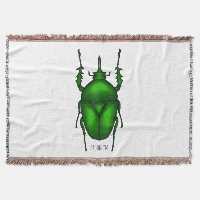 Couverture Illustration de bug Mecynorhina torquata (Devant)
