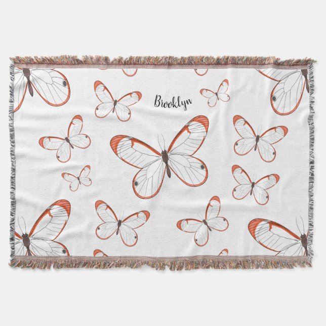 Couverture Illustration de cartoon de papillon à ailes de ver (Devant)