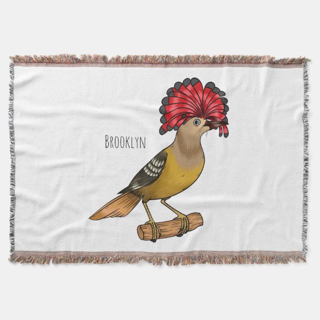 Couverture illustration de cartoon d'oiseau gobemouche royal (Devant)