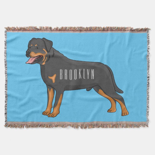 Couverture Illustration de chien Rottweiler (Devant)