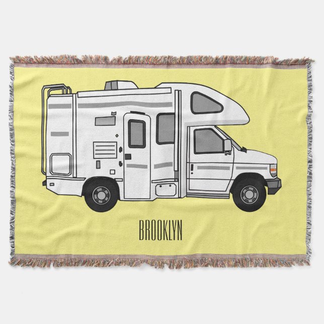 Couverture Illustration de dessin animé Campervan (Devant)