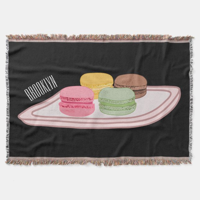 Couverture Illustration de dessin animé de macaron  (Devant)