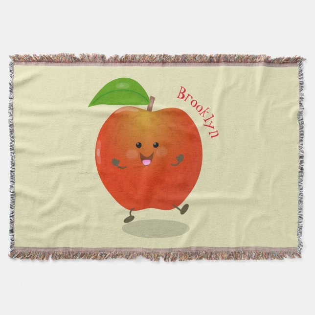Couverture Illustration de dessin animé sur la pomme de danse (Devant)