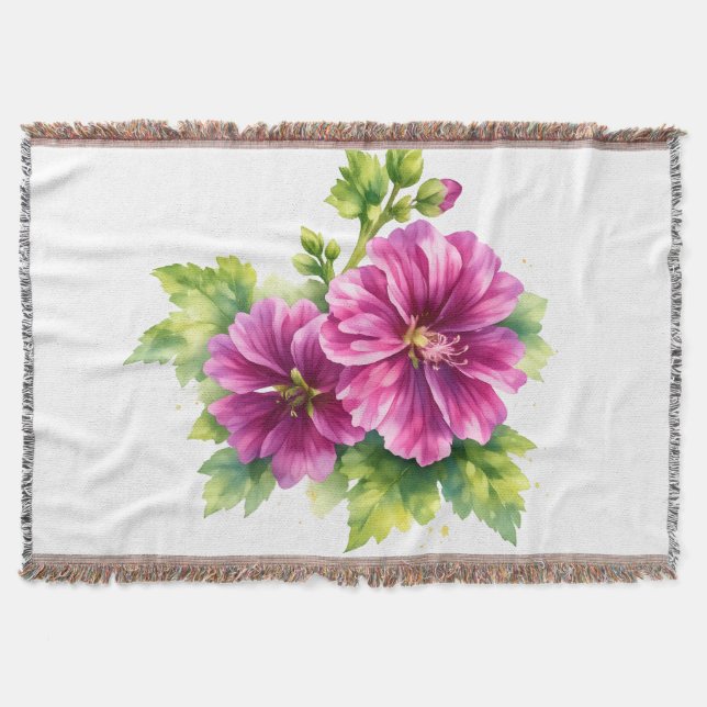 Couverture Illustration de fleur aquarelle violette  (Devant)