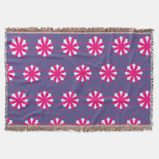 Couverture Illustration de formes florales violettes et roses (Devant)
