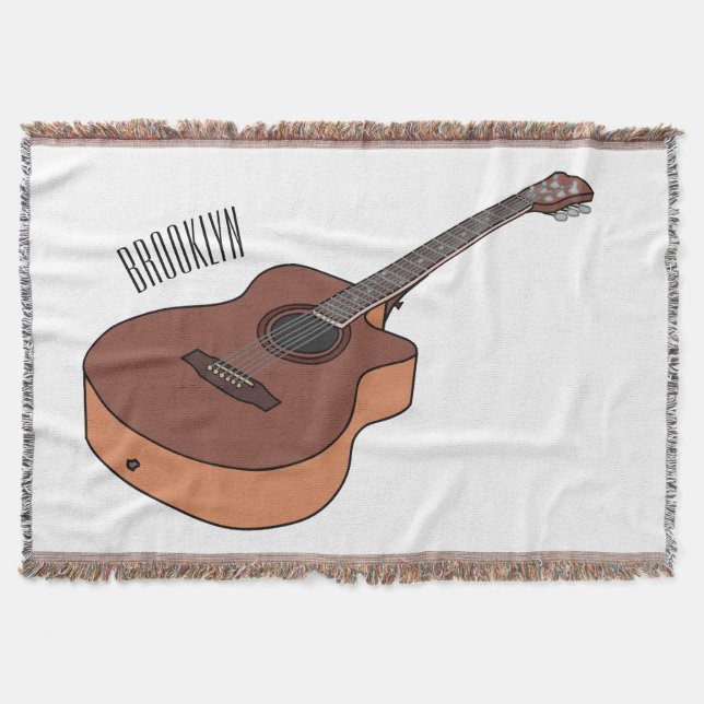 Couverture Illustration de guitare acoustique (Devant)