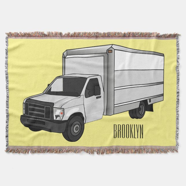 Couverture Illustration de la caricature du camion-boîte (Devant)