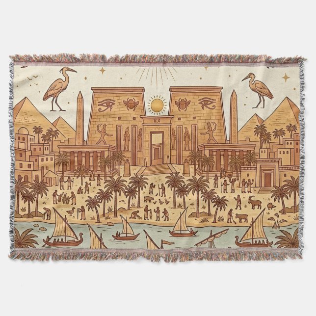 Couverture Illustration de la ville antique égyptienne Boho-T (Devant)