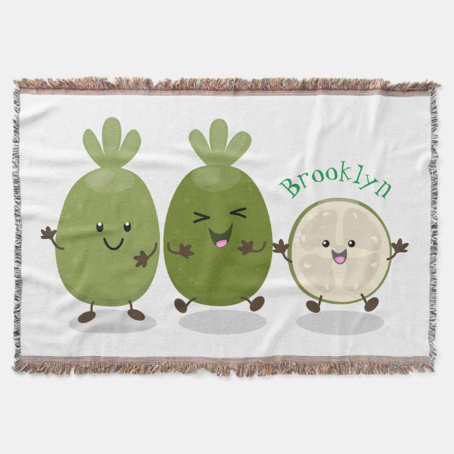 Couverture Illustration de mignonne guava feijoa (Devant)