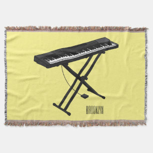 Couverture Illustration de piano clavier