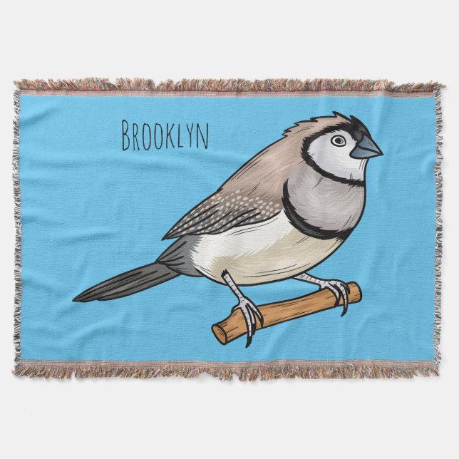 Couverture Illustration d'oiseau à deux barreaux (Devant)