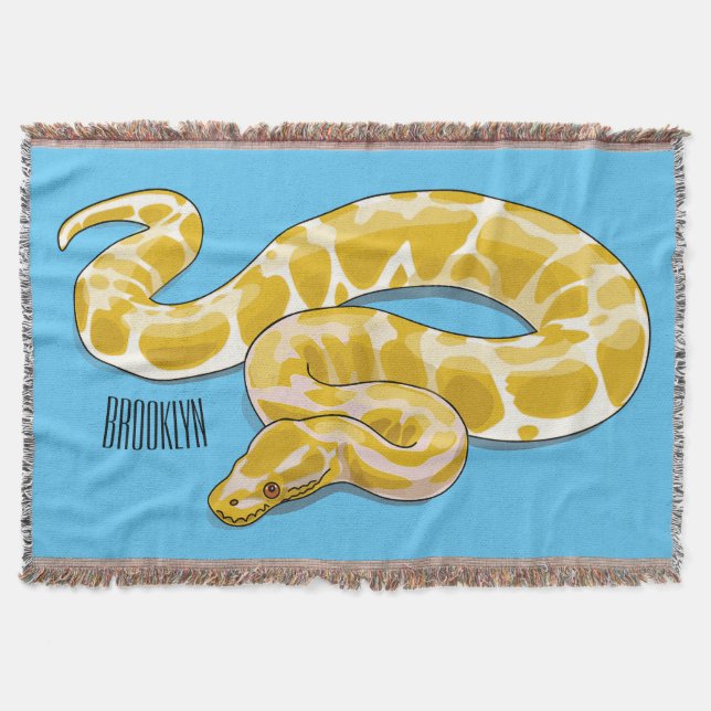 Couverture Illustration du serpent python birman (Devant)